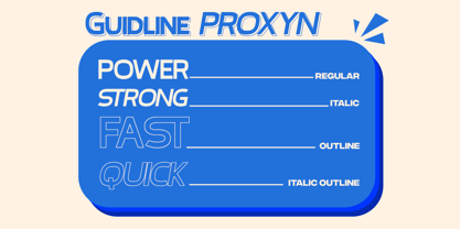 Proxyn Font Poster 7