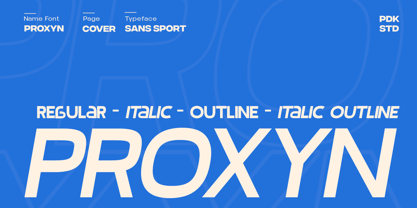 Proxyn Font Poster 1