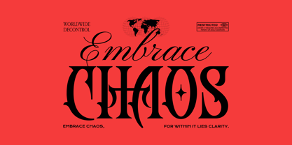 Echoes Font Poster 4