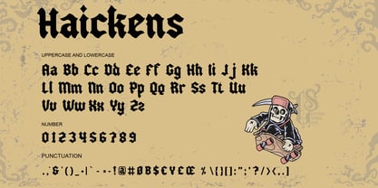Haickens Font Poster 3
