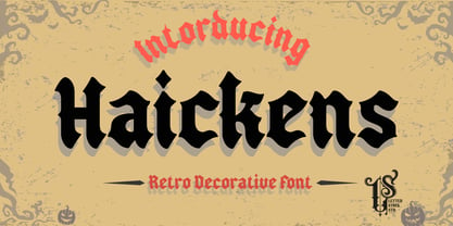 Haickens Font Poster 1