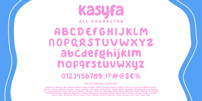 Kasyfa Font Poster 7