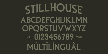 Stillhouse Font Poster 8