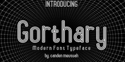 Gorthary Font Poster 1