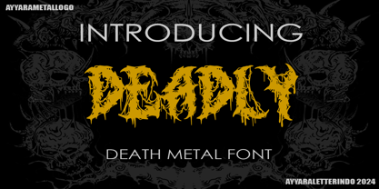 Deadly Font Poster 1