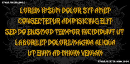 Deadly Font Poster 3