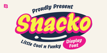 Snacko Font Poster 1