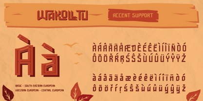 Wakolltu Font Poster 9