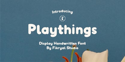 Playthings Font Poster 1