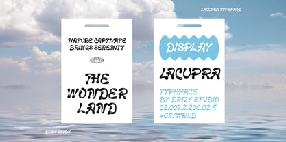 Lacupra Font Poster 7