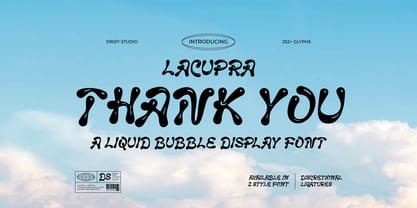 Lacupra Font Poster 10