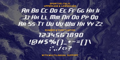 Sportive Font Poster 9