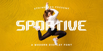 Sportive Font Poster 1