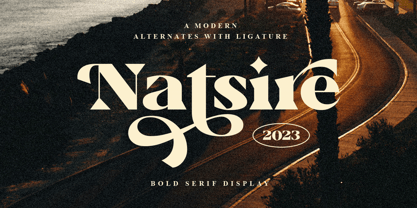 Natsire Font Poster 1