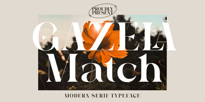 Gazela Match Font Poster 1