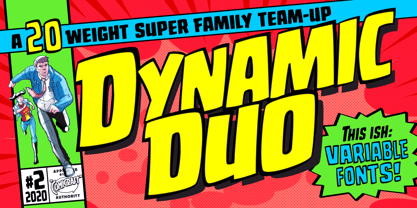 Dynamic Duo Font Poster 1