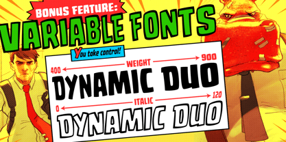 Dynamic Duo Font Poster 8