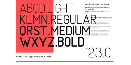 Haidezign Font Poster 6