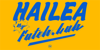 Hailea Font Poster 4