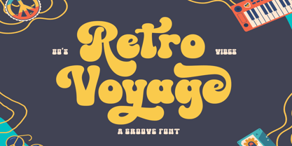 Retro Voyage Font Poster 1