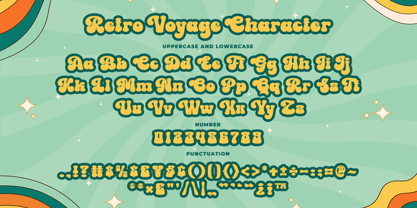 Retro Voyage Font Poster 9