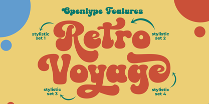 Retro Voyage Font Poster 6