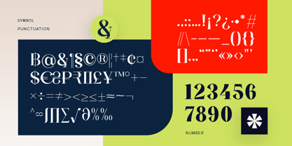 The Zanor Font Poster 11