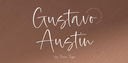 Gustavo Austin Font Poster 1