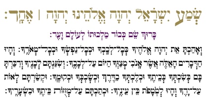 Hebrew Yiddish III Fuente Póster 4