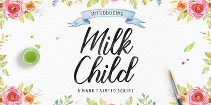 Milk Child Font Poster 1