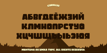 Montuna Font Poster 5