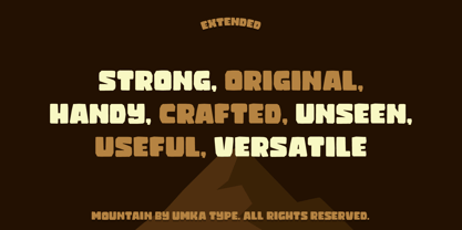 Montuna Font Poster 12