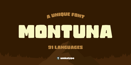 Montuna Font Poster 13