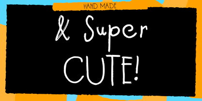 MF Baby Marmalade Font Poster 2