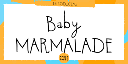 MF Baby Marmalade Font Poster 1