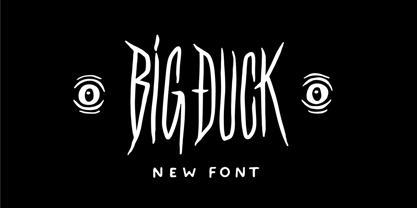 Big Duck Font Poster 1
