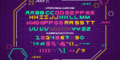 Bold Brick Font Poster 11