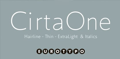 Cirta One Font Poster 1