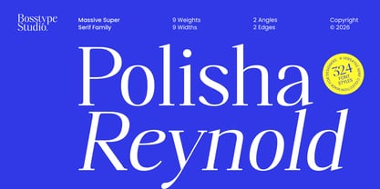Polisha Reynold Font Poster 1