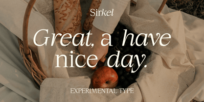 Sirkel Font Poster 3