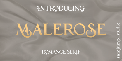 Malerose Font Poster 1