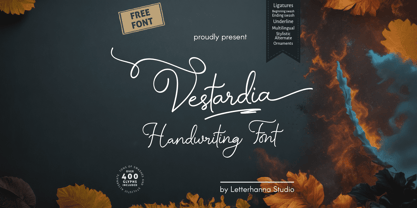 Vestardia Font Poster 1