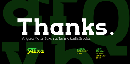 Alixa Font Poster 12