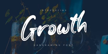 Growth Font Poster 1