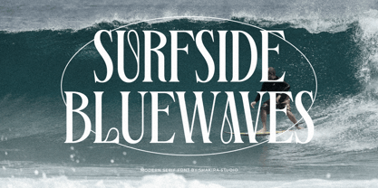 Paradise Seashore Font Poster 4