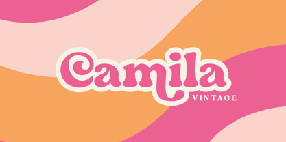 Camila Vintage Font Poster 1