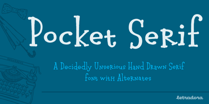 Pocket Serif Font Poster 1
