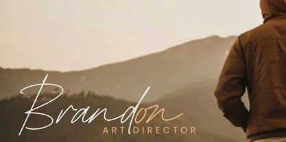 Harington Signature Font Poster 3