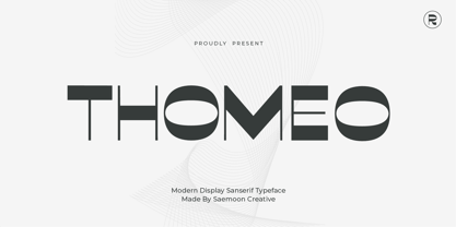 Thomeo Font Poster 1