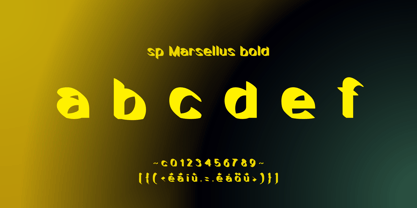 SP Marsellus Font Poster 3